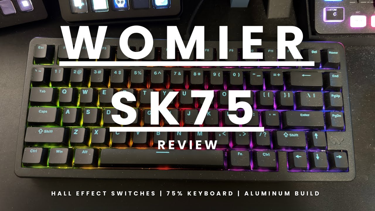 Обзор Womier SK75 TMR/HE – стоит ли покупать бюджетную клавиатуру с эффектом Холла?