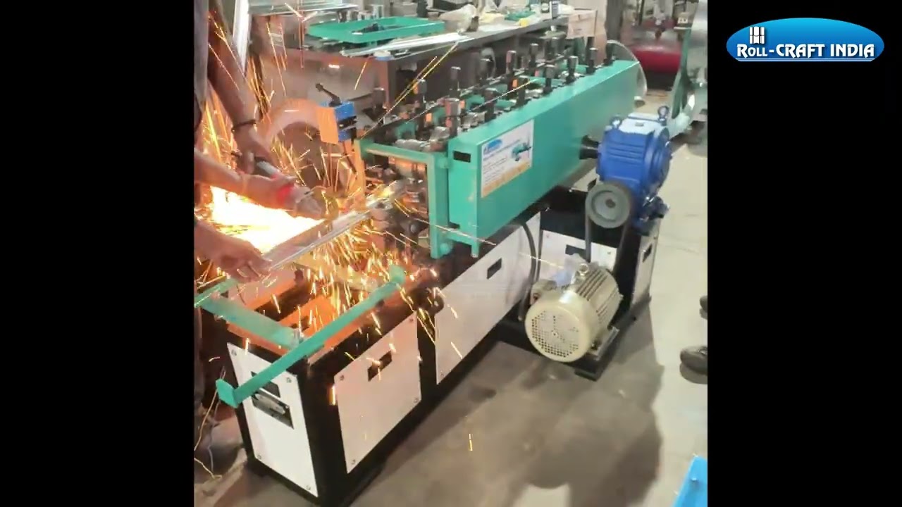 Rolling Shutter Round & Box Patti Making Machine #rollingshutter #machine