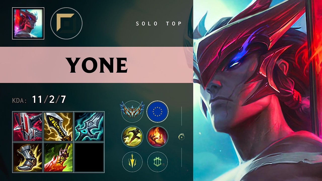 Yone Top vs Qiyana - EUW Challenger Patch 26.13