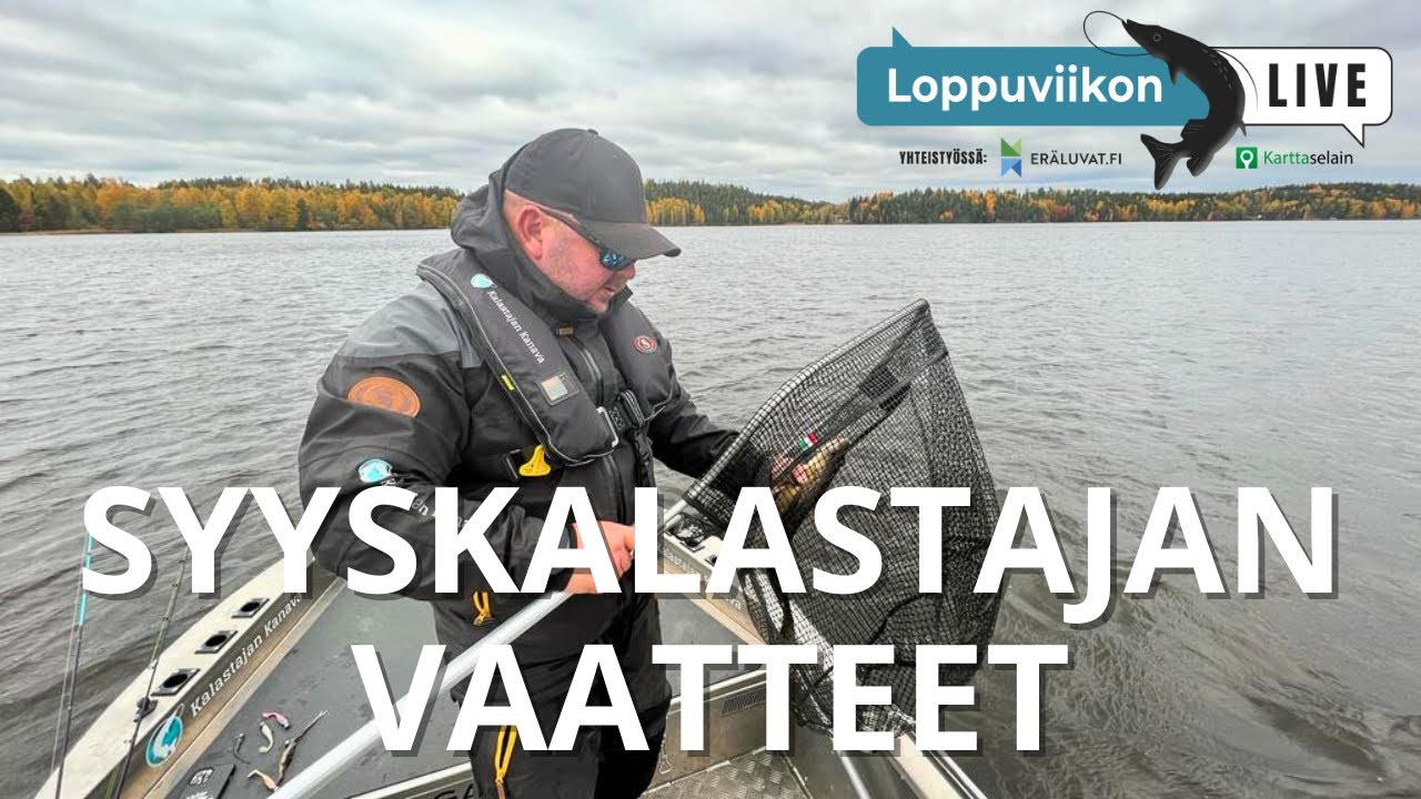 Syyskalastajan vaatteet