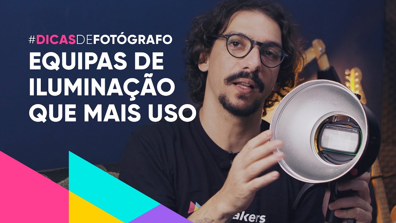 Equipamentos de iluminação para retratos, corporativo, still e moda