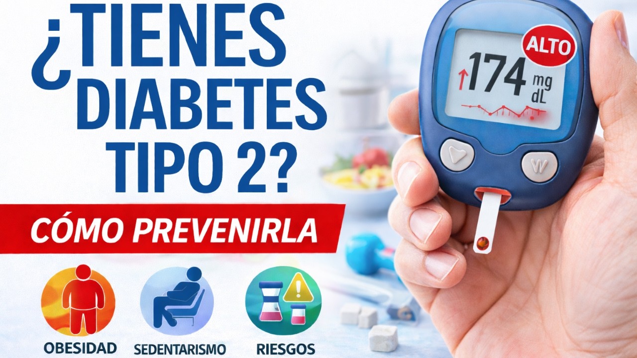 🔴 ¿Tienes Diabetes Tipo 2? Síntomas, riesgos y cómo controlarla