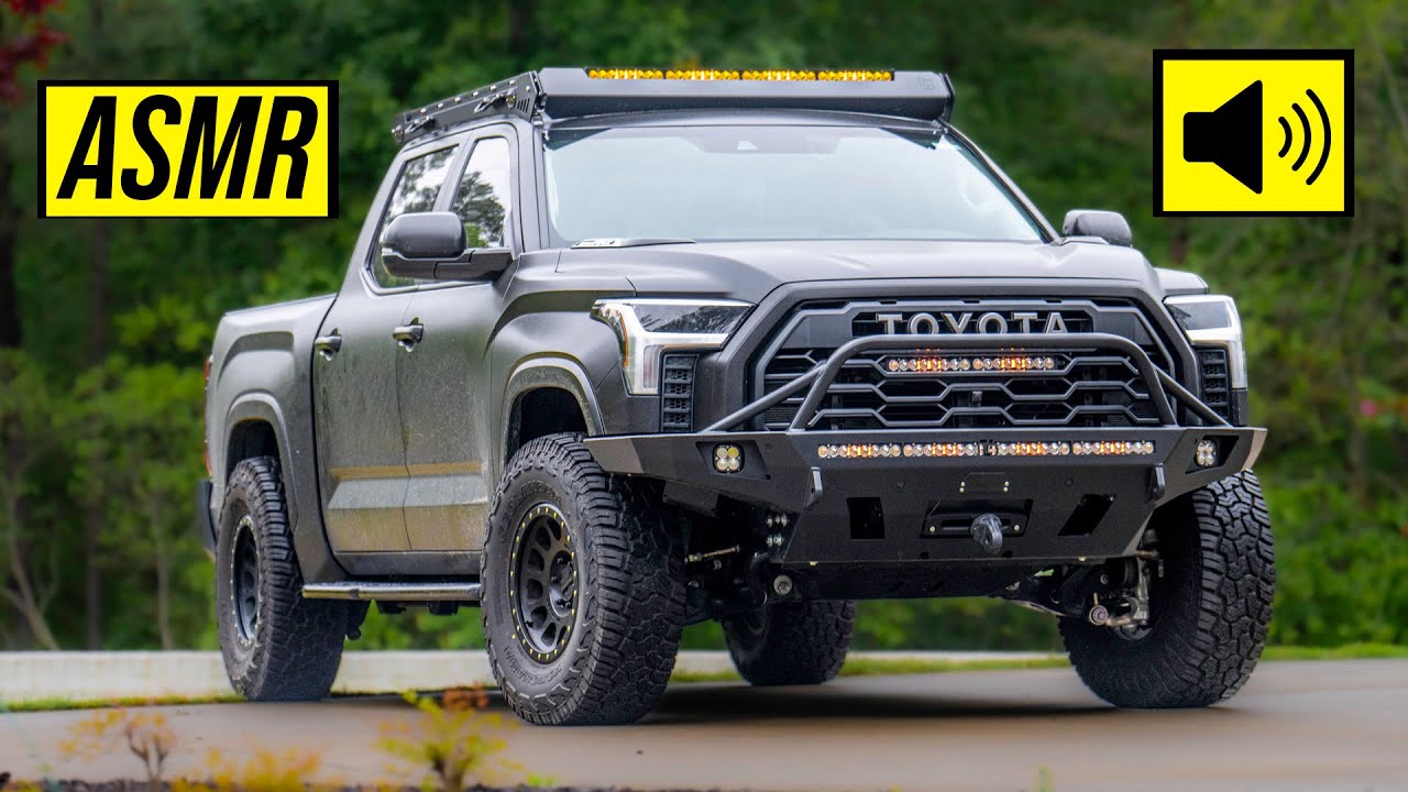 Transforming a Brand New 2022 Toyota Tundra | SATISFYING Build Sounds