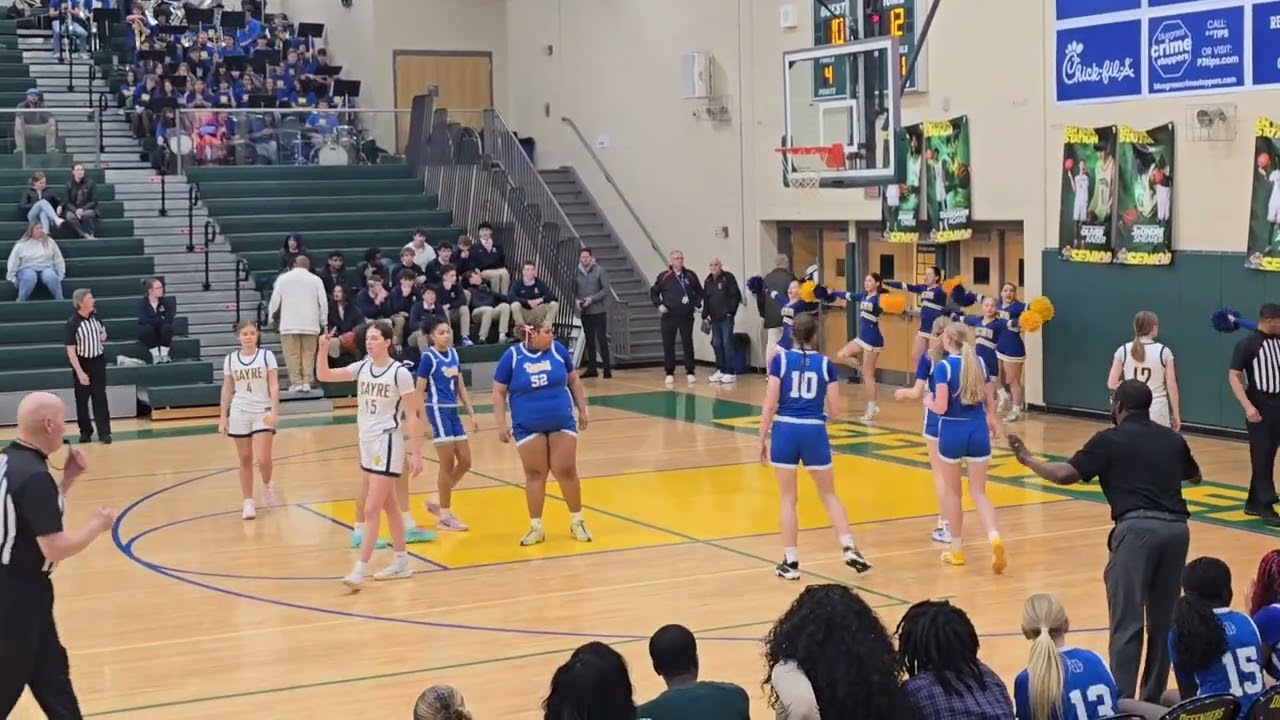 42nd District Tournament. Henry Clay vs Sayre (Lia 14pt) win
