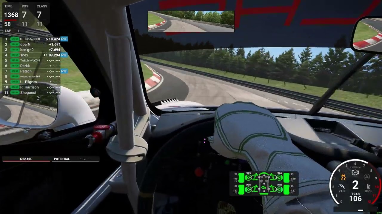 Online Practice, Touristenfahrten Nordschleife, Porsche 911.1 GT3 R, KEYBOARD, Automobilista 2