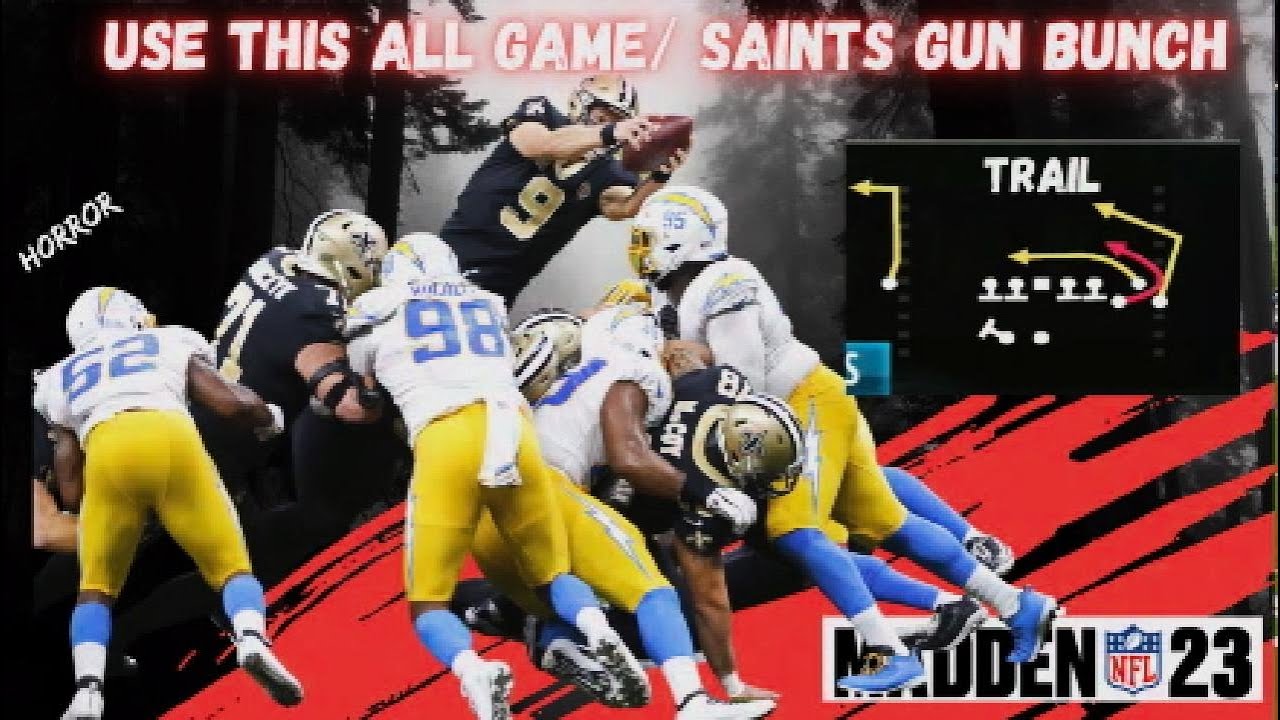 🏈Use This All Game/ Saints gun bunch/ Madden 23