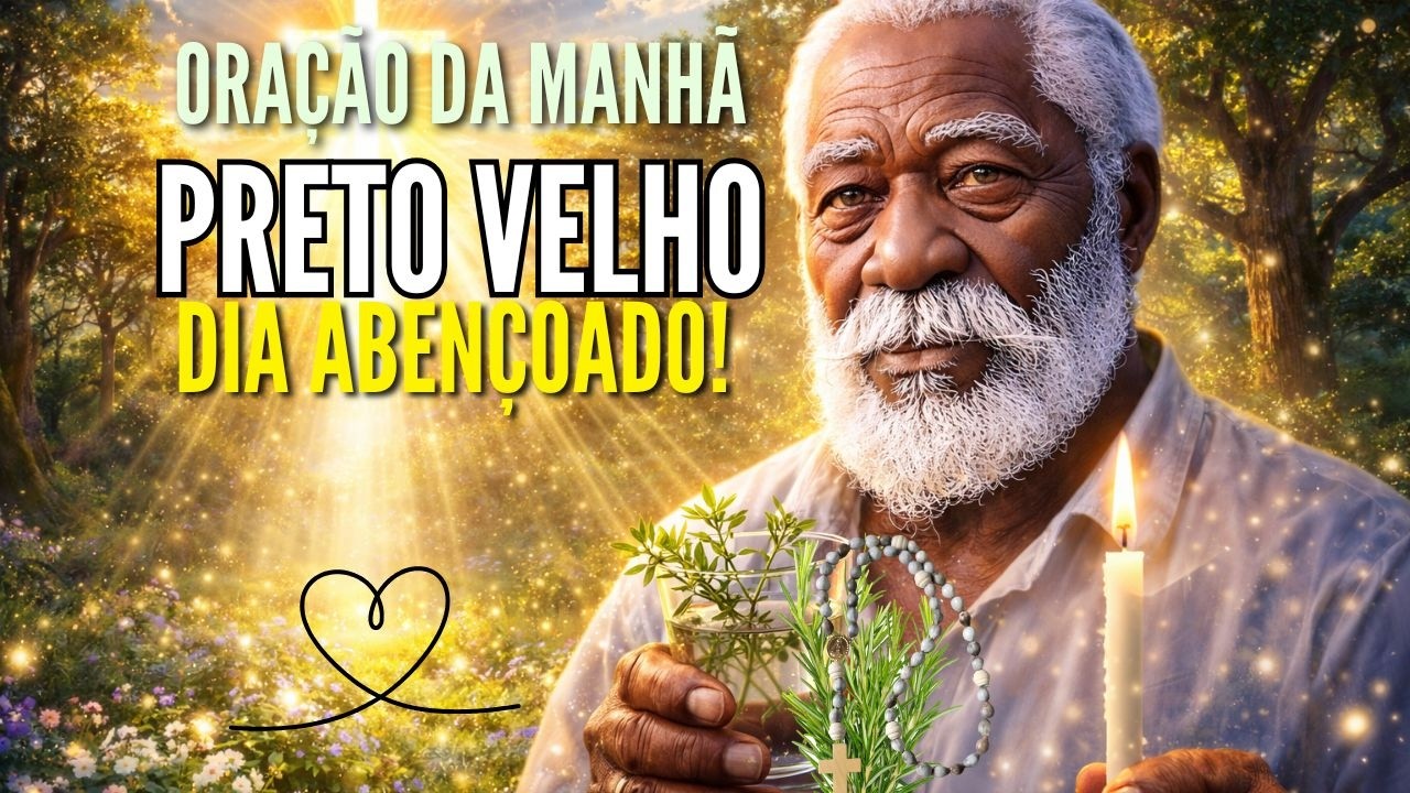ORAÇÃO da MANHÃ de HOJE PRETO VELHO para AFASTAR A INVEJA LIMPEZA FORTE QUARESMA UMBANDA