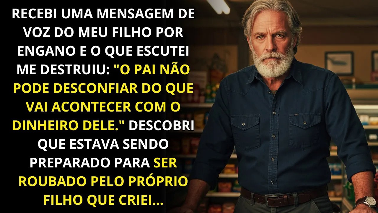 Meu filho me enviou uma mensagem de voz destinada a esposa dele, o que ouvi me deixou...