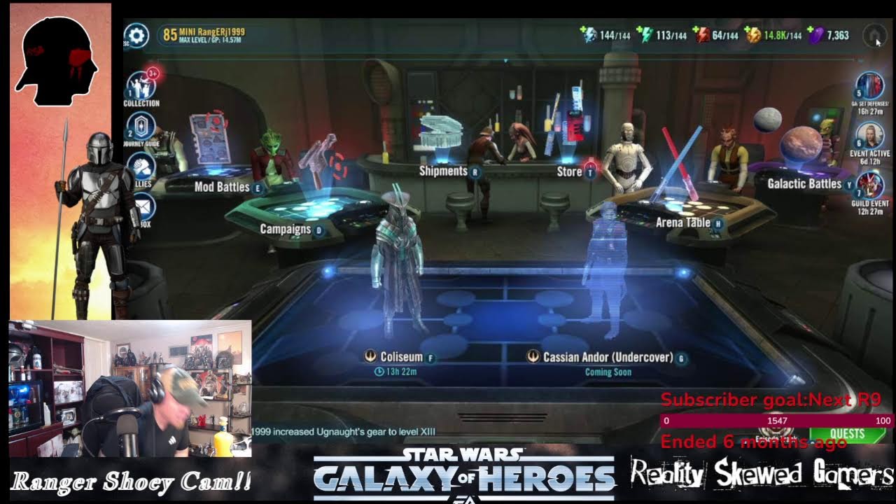 SWGOH FUN AND MINI-ROSTER REVIEWS ON A TACO TUESDAY!! ! PART DUEX!!
