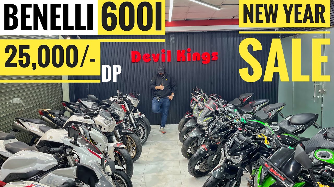New Year Sale 🔥Benelli 600i only 50,000/- DP | Biggest Superbike collection | सब्ज़े सस्ती Superbike