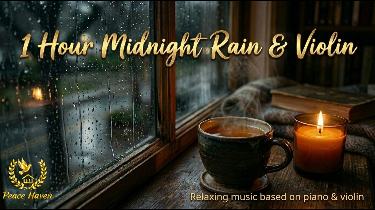 1 Hour Midnight Rain & Violin🌧️🎻