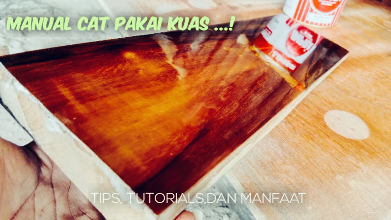 CARA APLIKASI CAT MELAMINE PAKAI KUAS - Finishing Manual cat 2 komponen