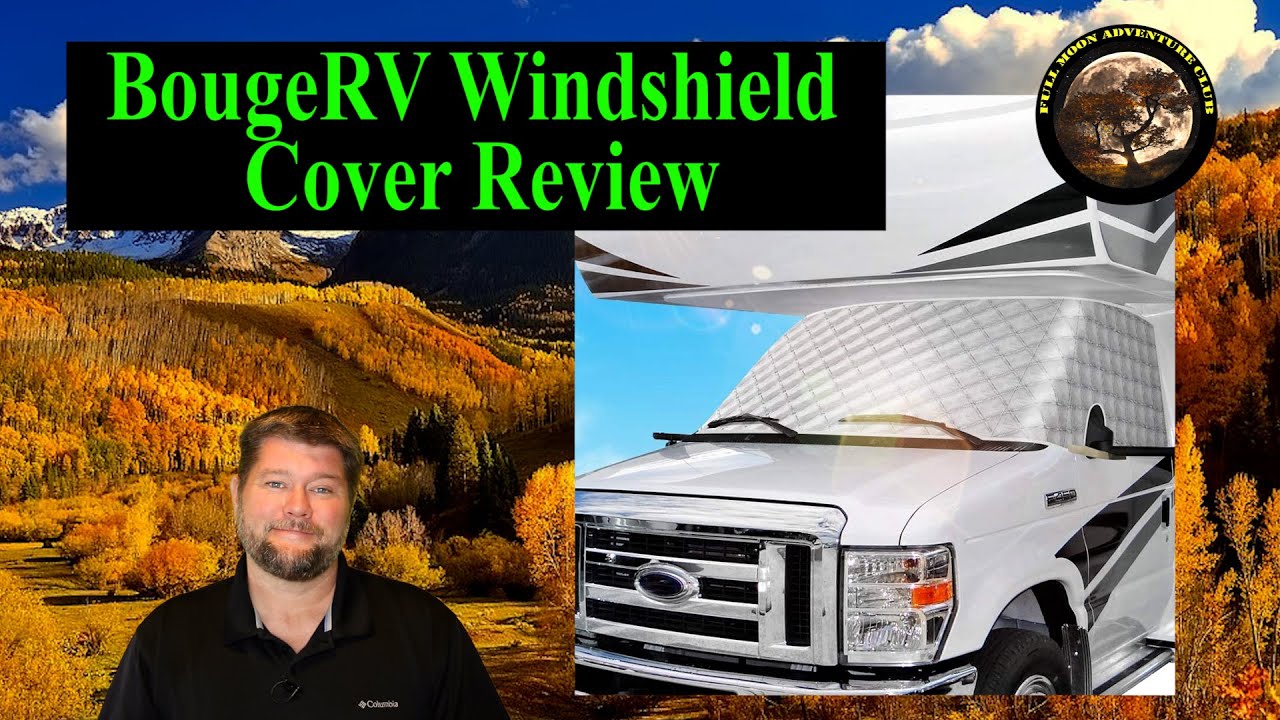 BougeRV RV Windshield Cover Review - Fit for Class C Ford E450 1997-2022