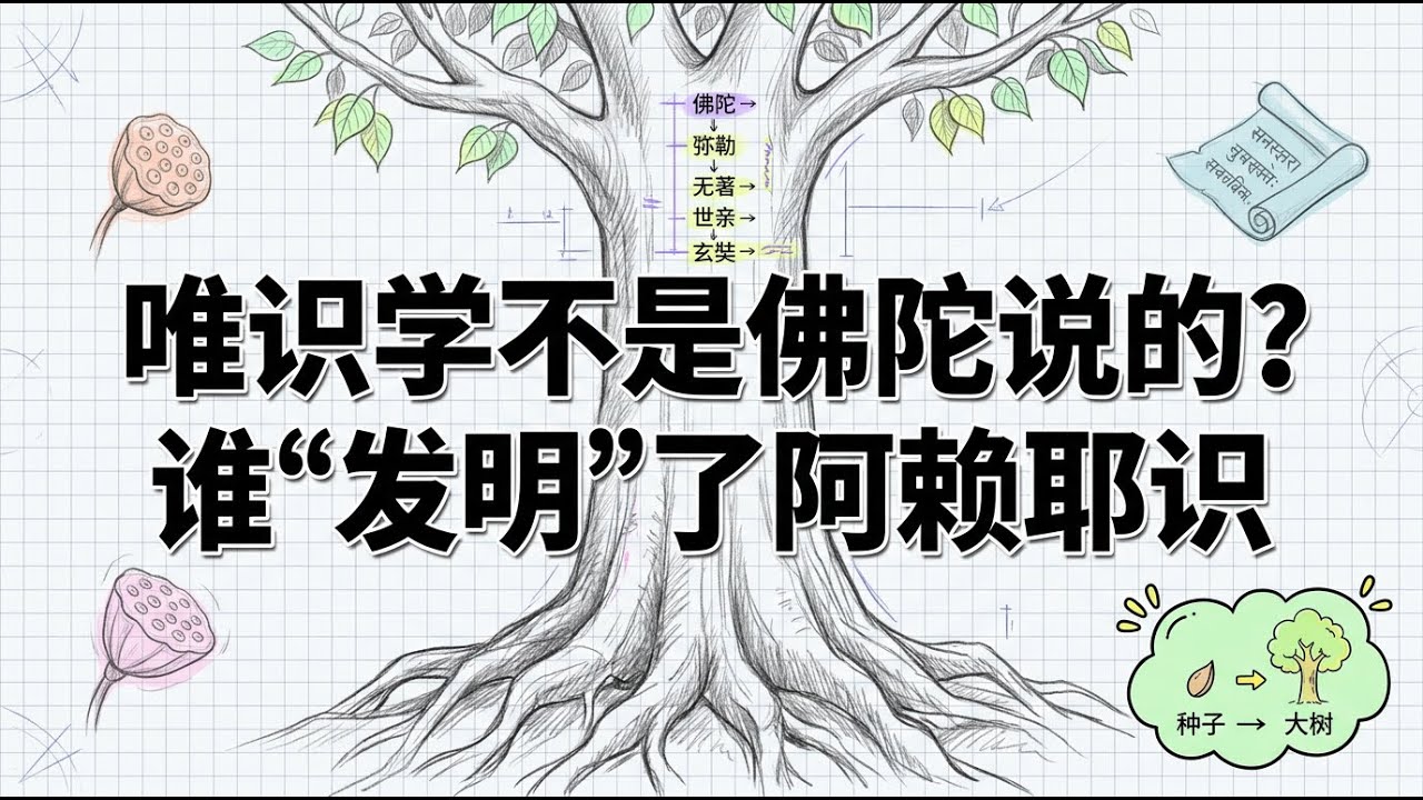 唯识学起源 | 阿赖耶识是唐僧编的吗 | 深度佛学传承