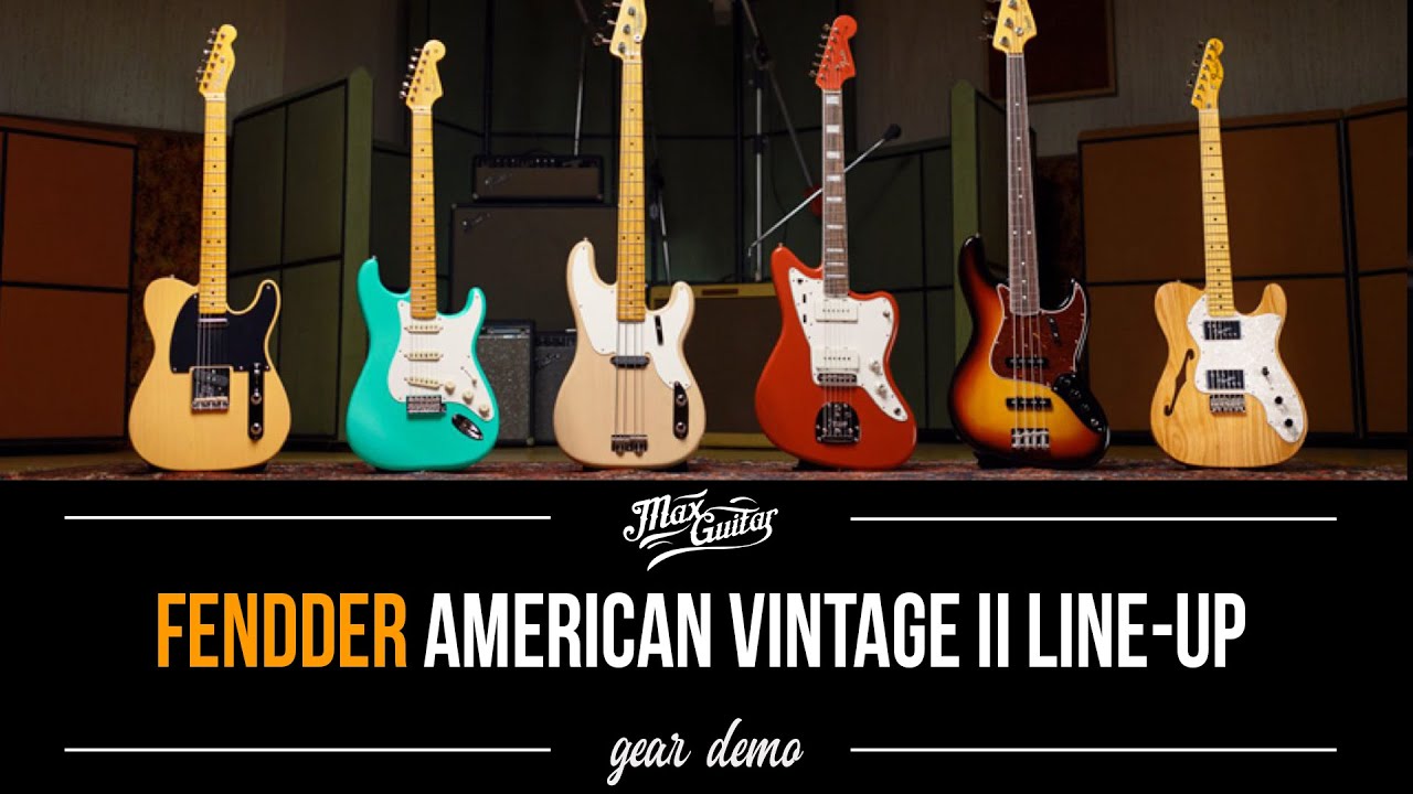 Check out the NEW Fender American Vintage II guitars are here! Check out our line-up!