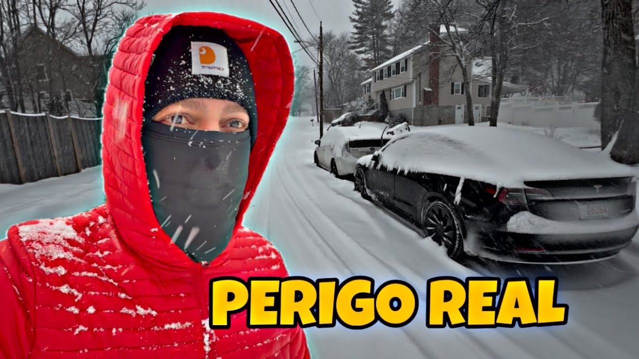 QUASE PERDI O CONTROLE DO CARRO NA NEVE - POUCOS FALAM DISSO 