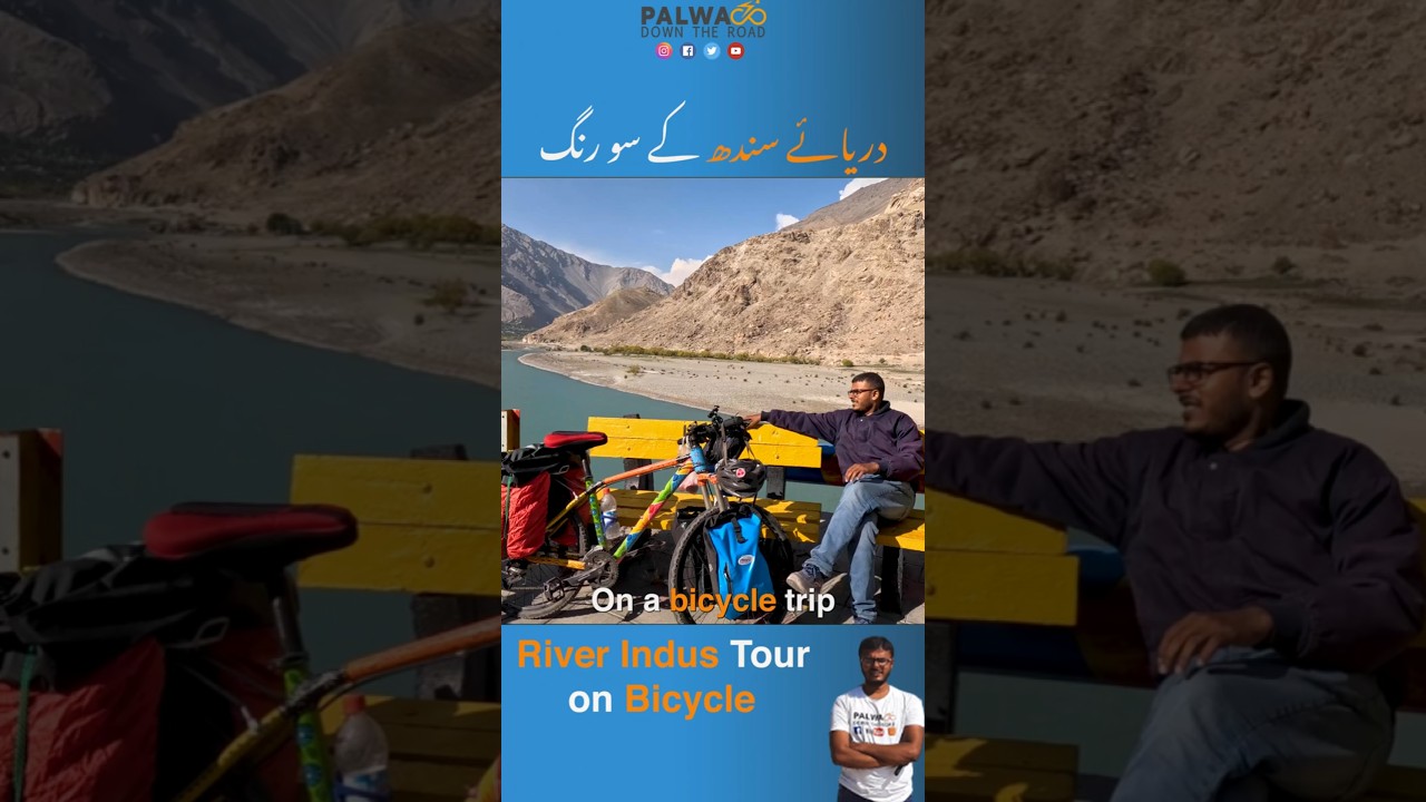 Cycling Through STUNNING Mountain Scenes on Indus River Tour | RIVER INDUS BICYCLE TOUR