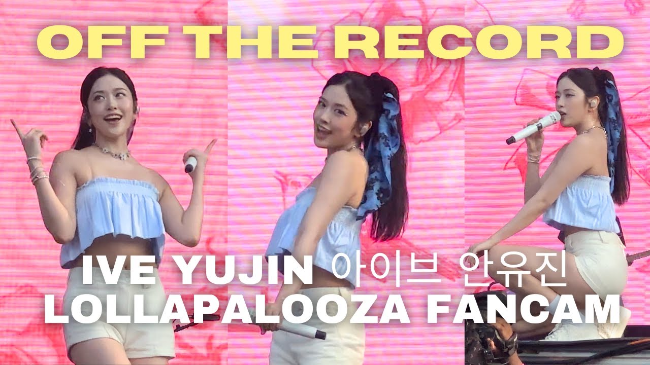[4K] IVE An Yujin - Off The Record (Live Band Ver.) | Fancam 아이브 안유진 직캠 | 240803 Lollapalooza