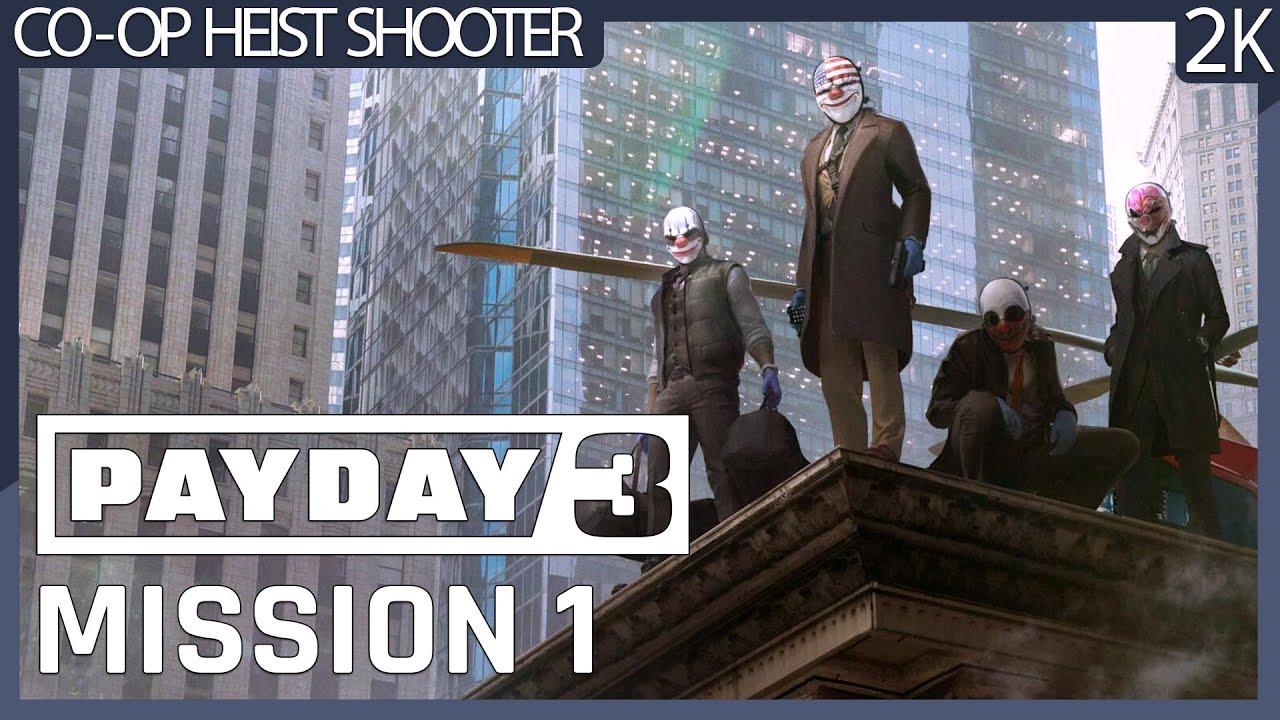 PAYDAY 3 (2023) Mission 1 Solo Stealth - No Rest for the Wicked - RTX 3070Ti (No commentary) 1440p