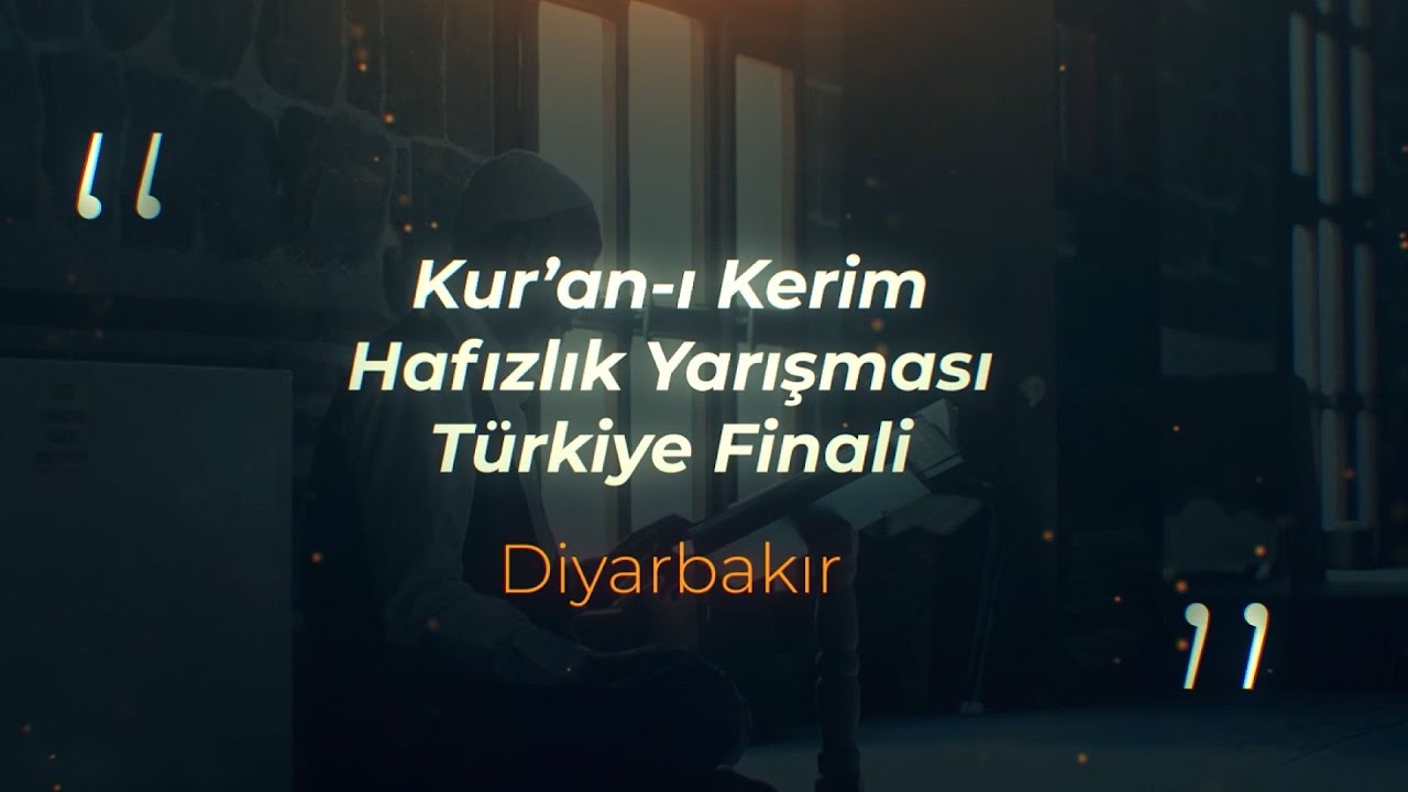 Hafızlık Yarışması Türkiye Finali - Diyarbakır - 2021 - 