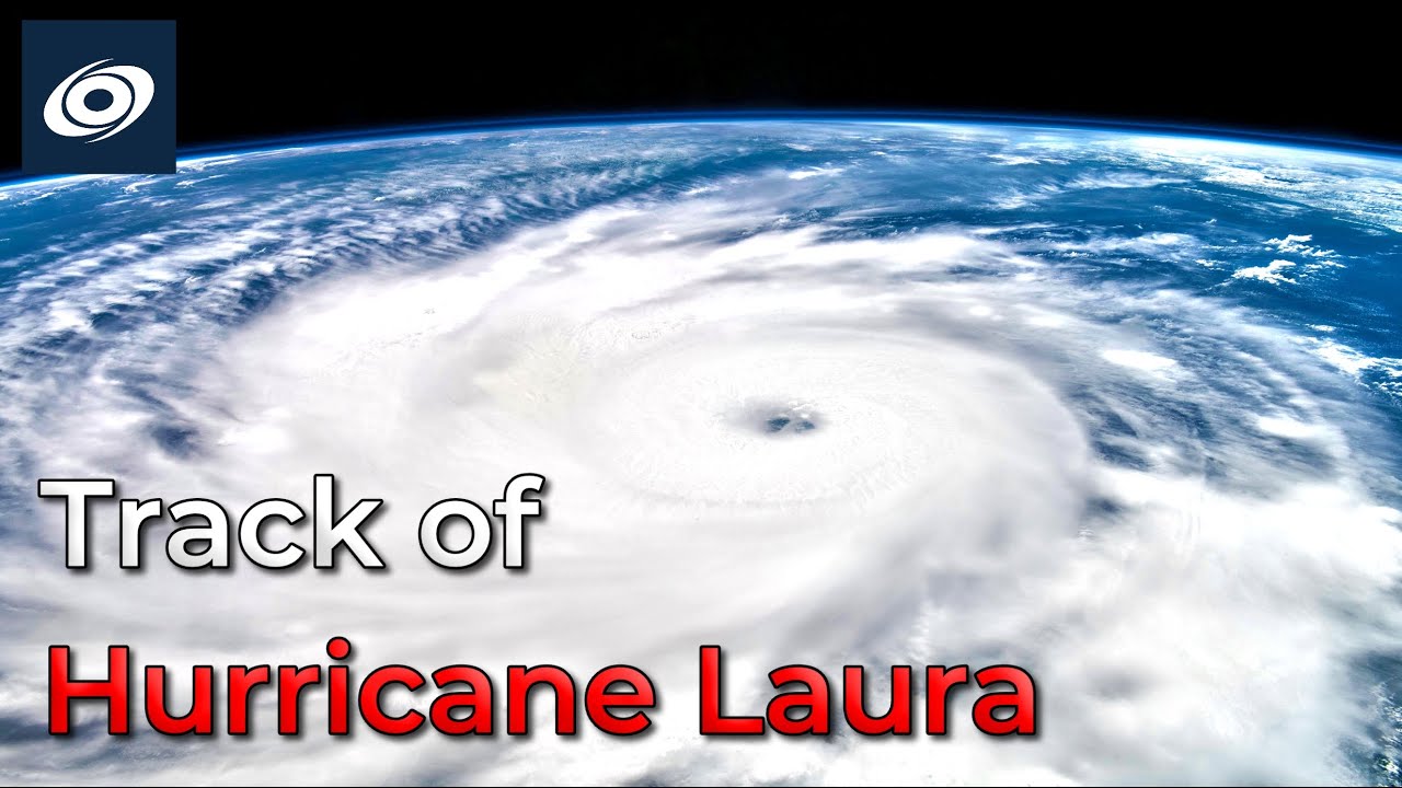 The Track of Hurricane Laura (2020)