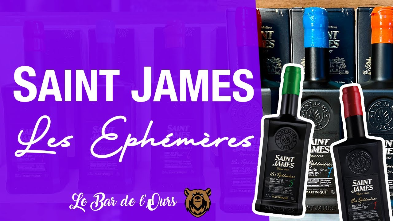 #Rhum Saint James Les Ephémères - Dégustation de la gamme