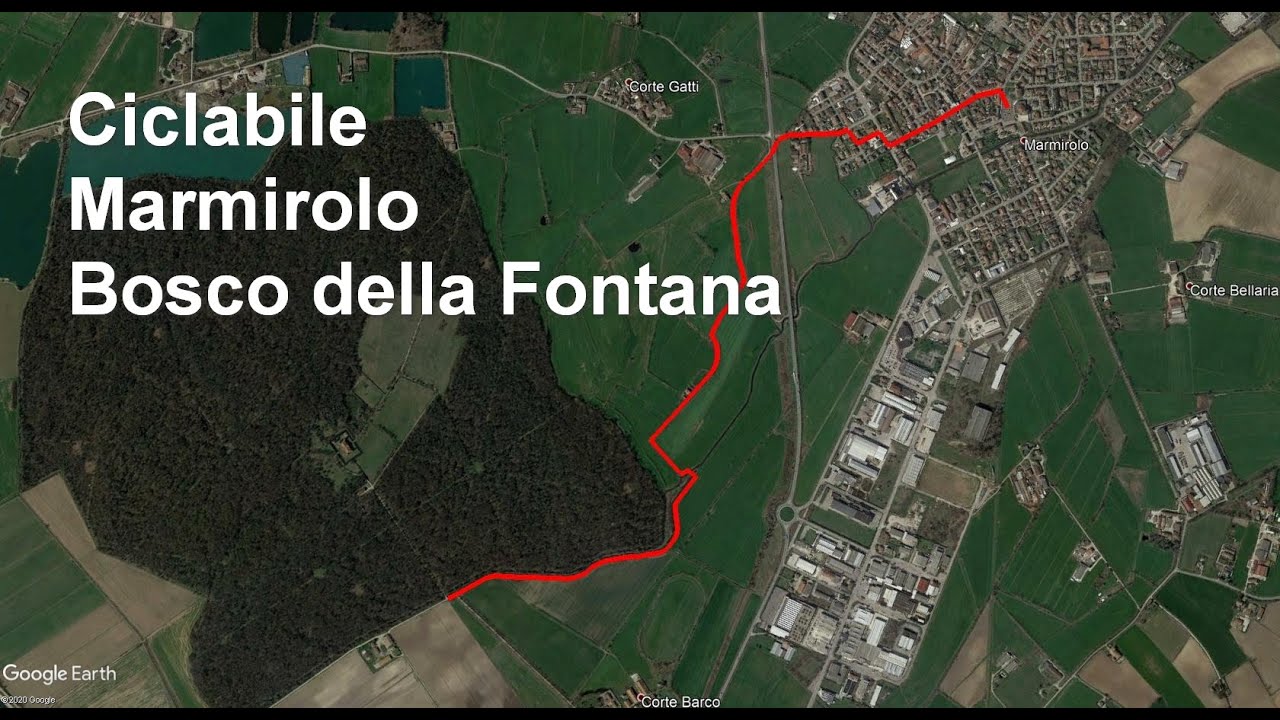 Marmirolo Bosco della Fontana. Ciclabile EuroVelo 7 Sun Route. Una camminata sulla via per Mantova.