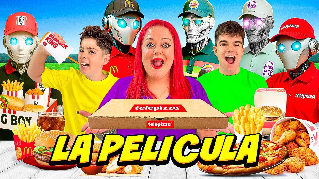 LA IA ELIJE NUESTRO MENÚ!! La PELÍCULA
