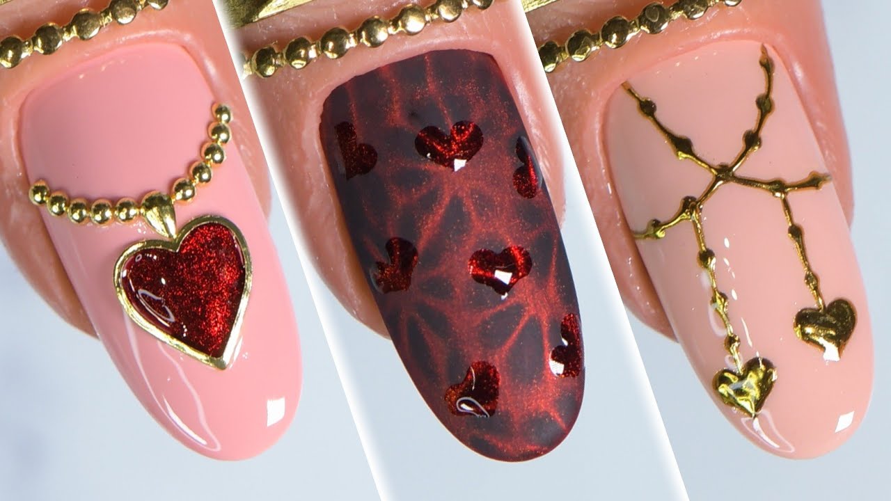 Valentine's Day Nail Art Designs 2026 | New Easy Valentines Nail Tutorial Compilation
