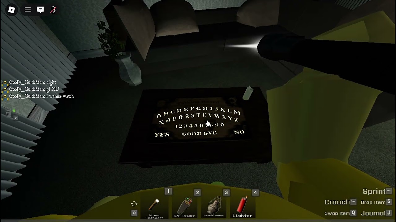 Easter egg with Ouija Board (Roblox Blair)