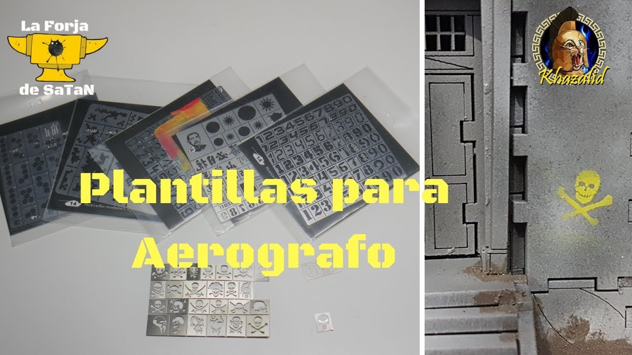 🔥PLANTILLAS PARA AEROGRAFO🖌️AIRBRUSH TEMPLATES