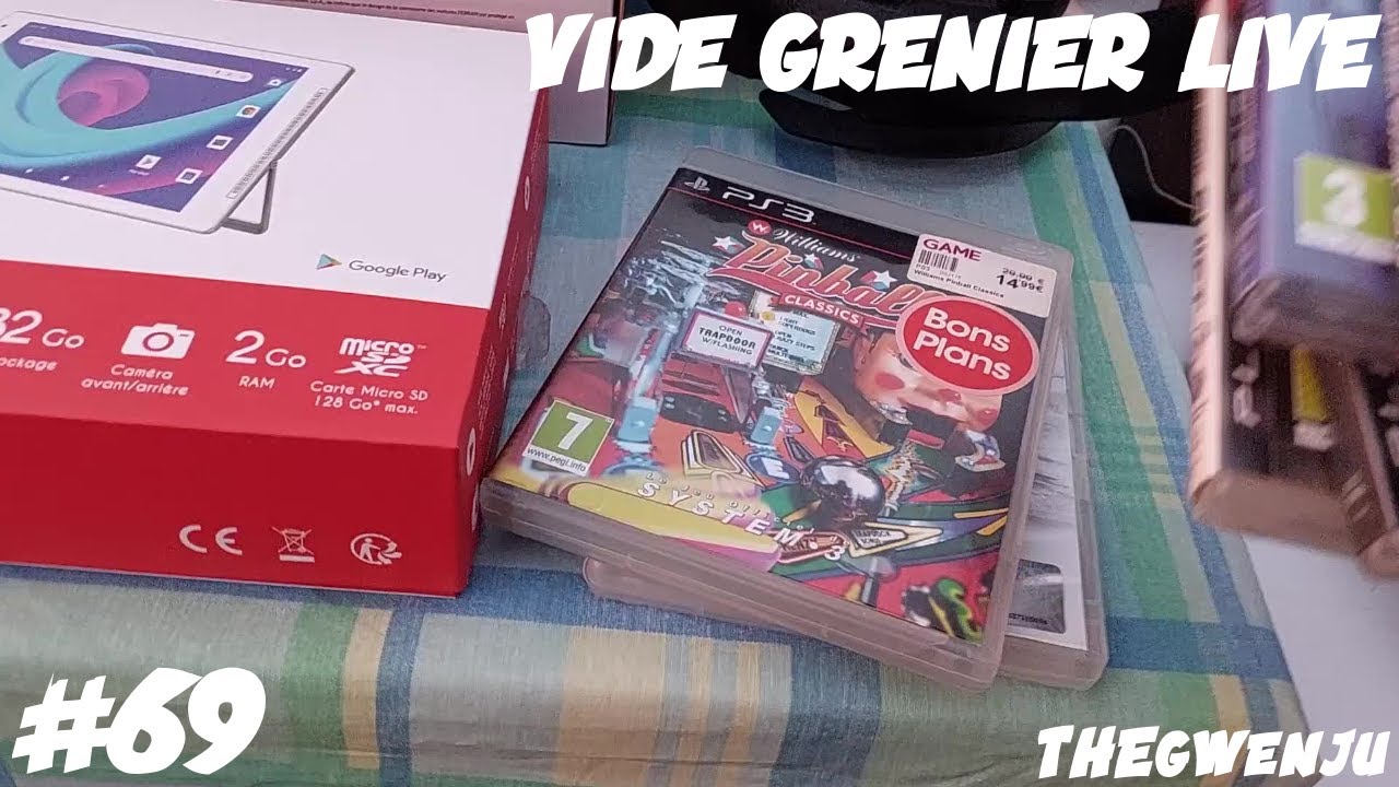 #68 Vide grenier Live De la vieille console en boite