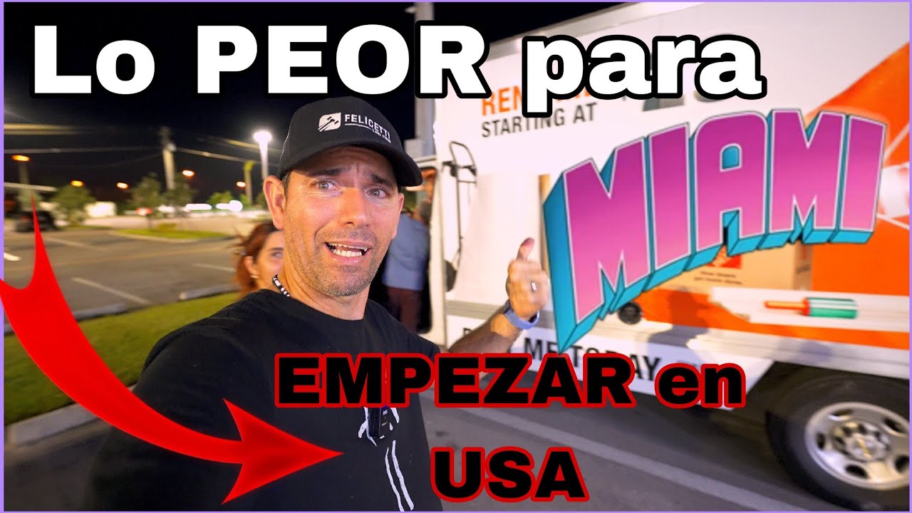 ADIOS miami es IMPOSIBLE crecer AQUÍ si eres RECIÉN LLEGADO a Los estados unidos NO  lo RECOMIENDO