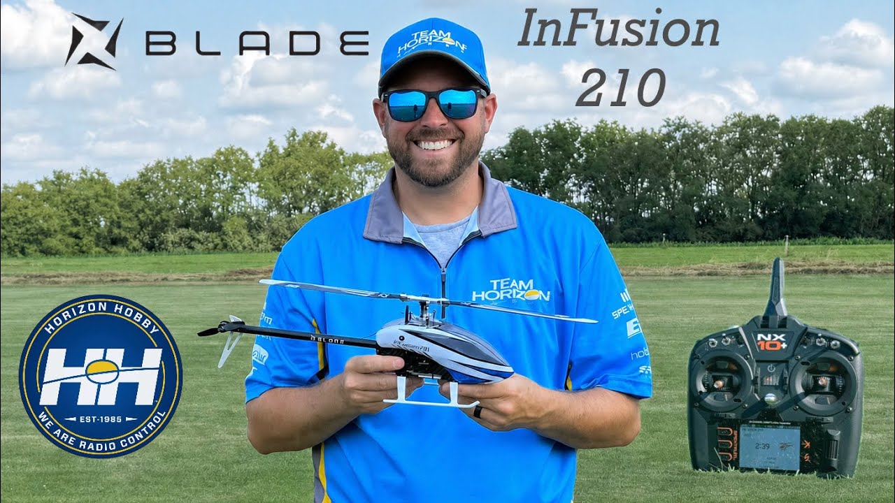 Микровертолет Blade InFusion 210 BNF на радиоуправлении с системами AS3X и SAFE