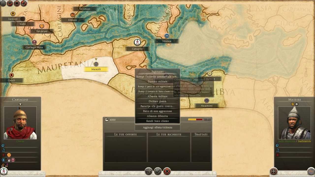 Total War: Rome 2 Gameplay ITA - Campagna con Cartagine 1