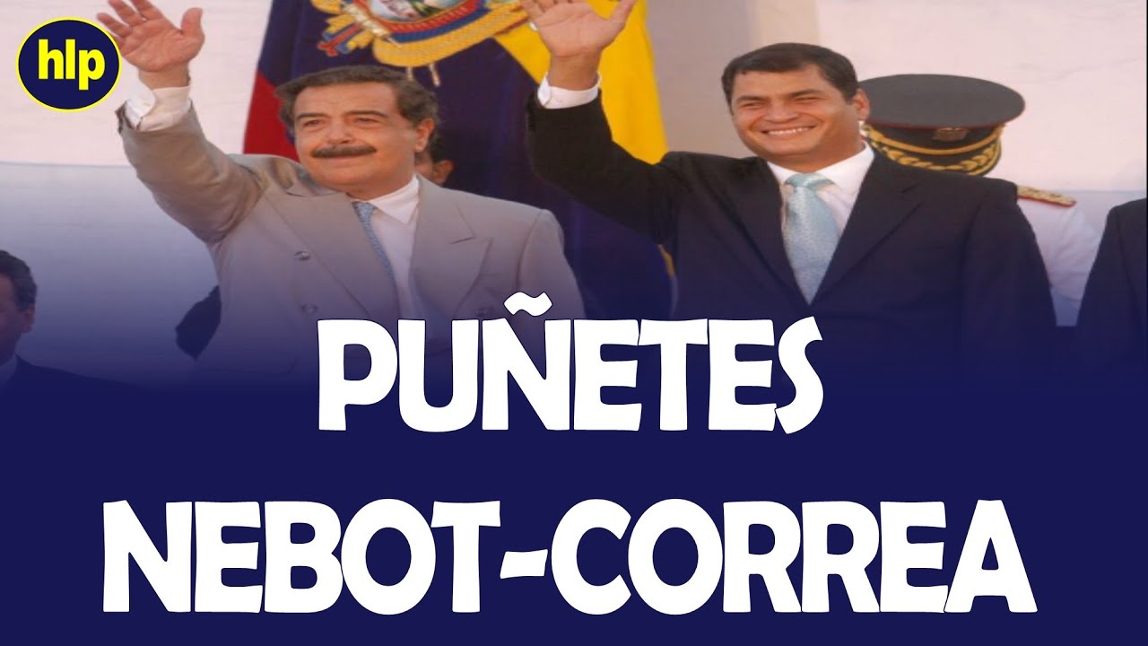 RAFAEL CORREA Y JAIME NEBOT SE SACAN LOS CUEROS AL SOL