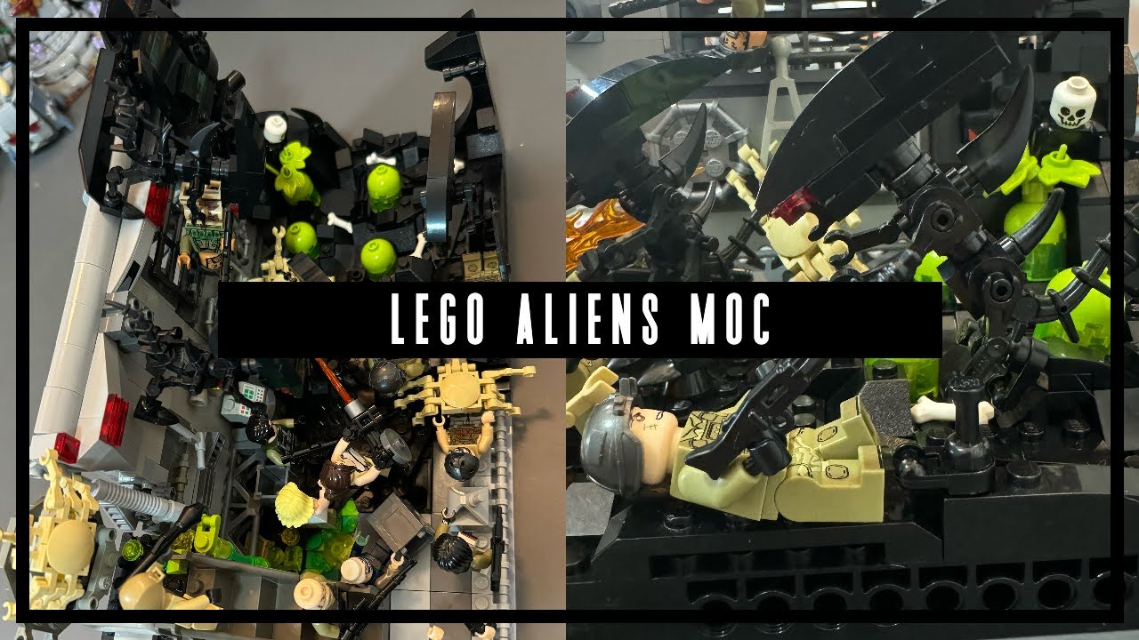 LEGO MOC: Colonial Marines vs. Xenomorph Army | Alien: Romulus Movie Tribute! (Timelapse)