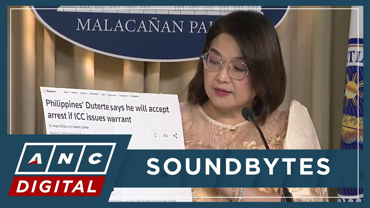 WATCH: Palace press briefing on ICI, Duterte's ICC hearing, 2028 analysis | ANC