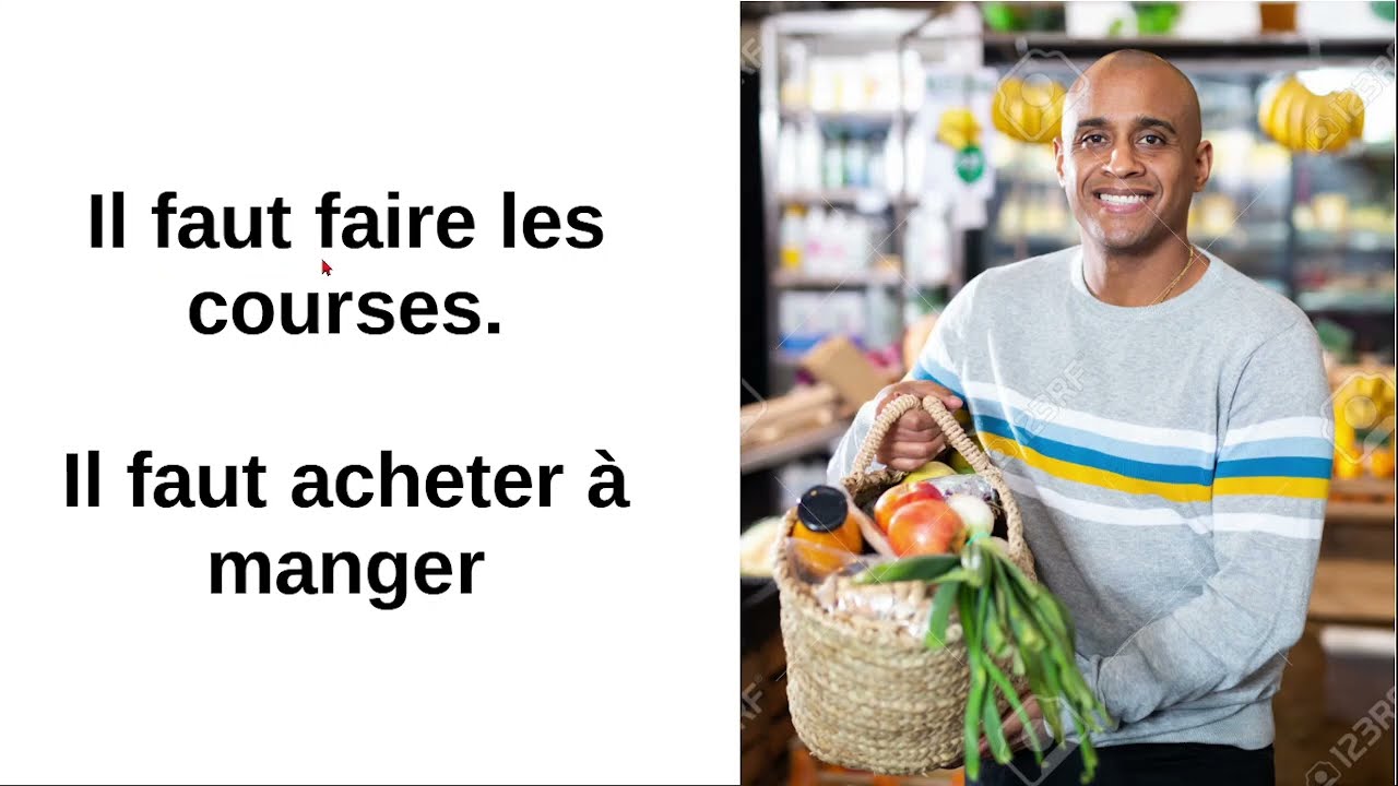 Je vais faire les courses