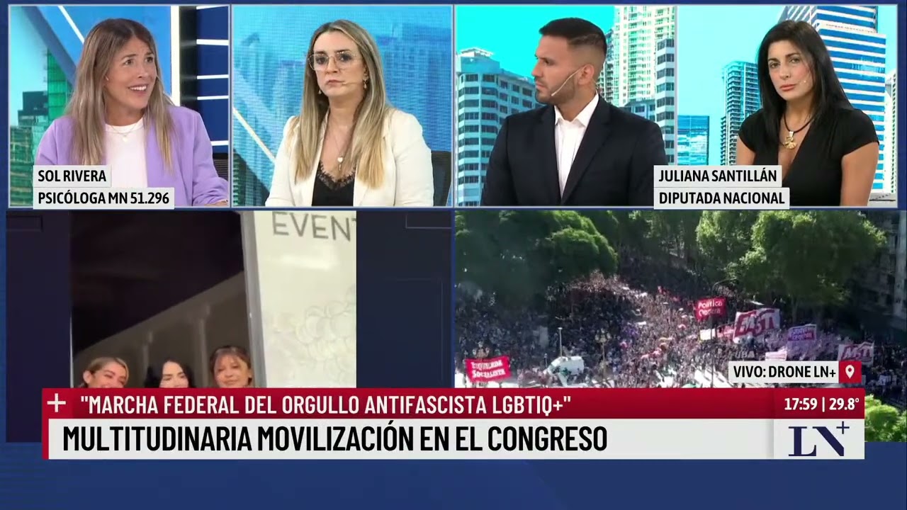 Marcha del Orgullo Antifascista y Antirracista: movilización en todo el país y en puntos de Europa