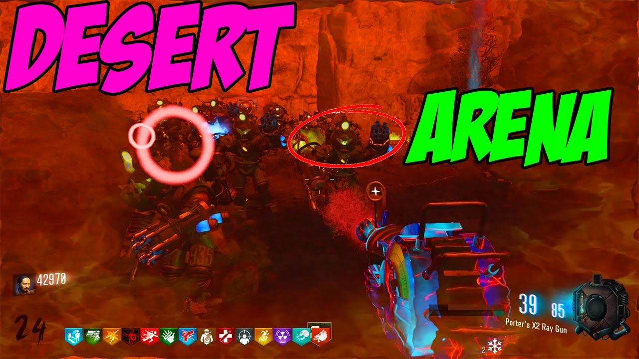 DESERT ARENA CUSTOM MAP LEGENDARY CHALLENGE BO3 ZOMBIES