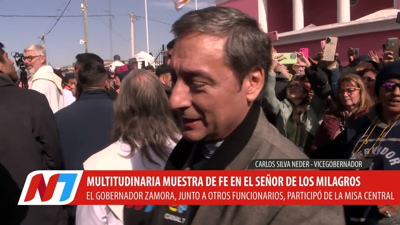 Video: reviví en imágenes la fiesta central del Señor de los Milagros de Mailín
