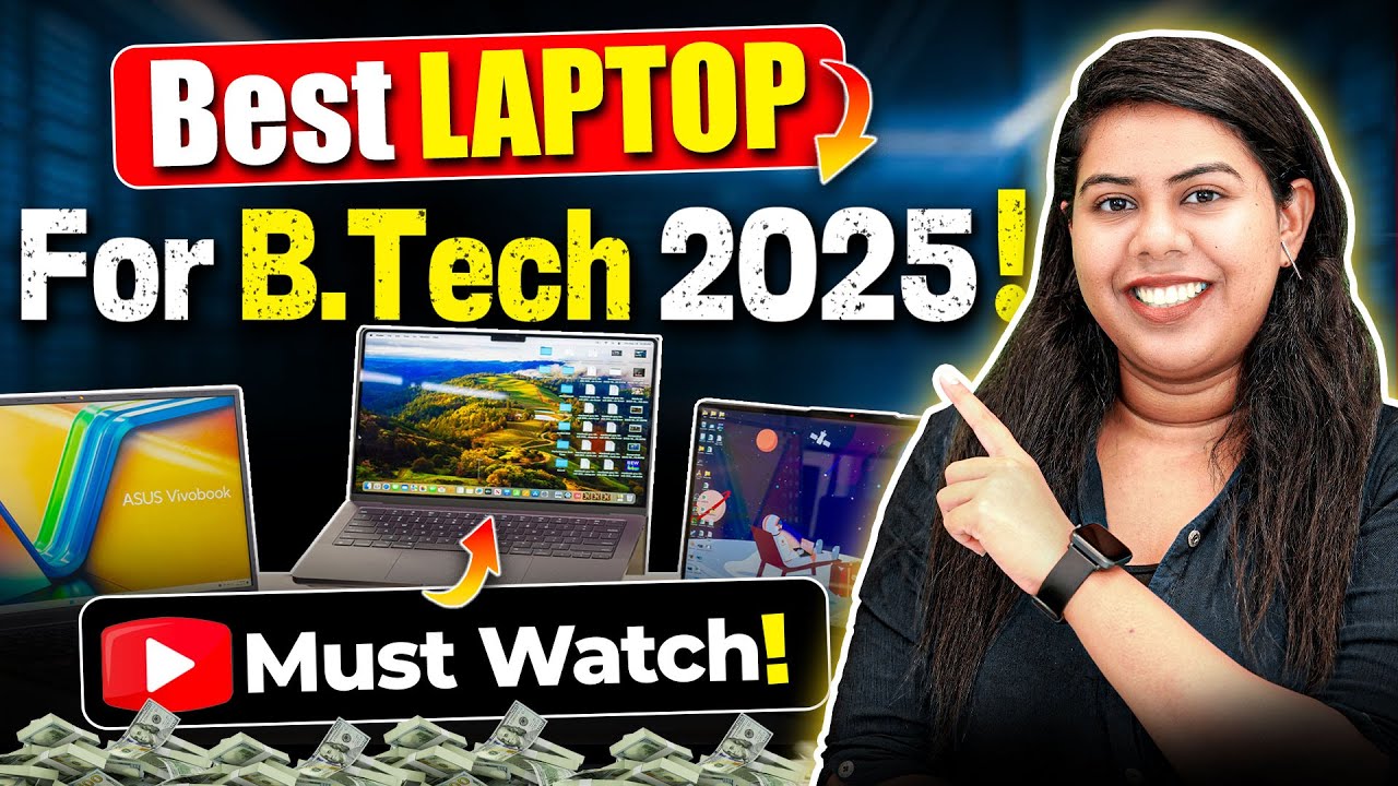 Best Laptop for BTech Student 2025 | i5 vs i7, 8GB vs 16GB RAM #BTech #MacBook #BTechLaptop #Windows