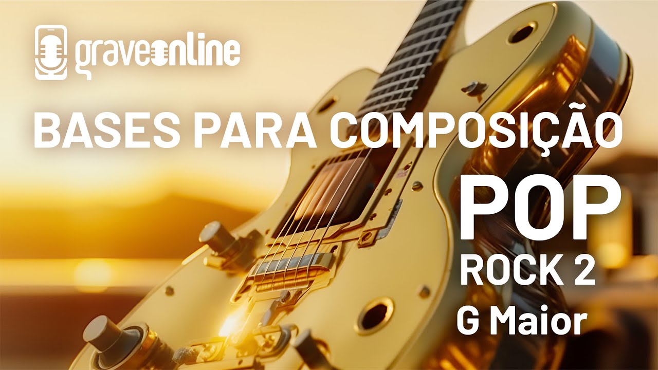 Bases para compor - Backing Tracks - POP ROCK 02  - G Maior