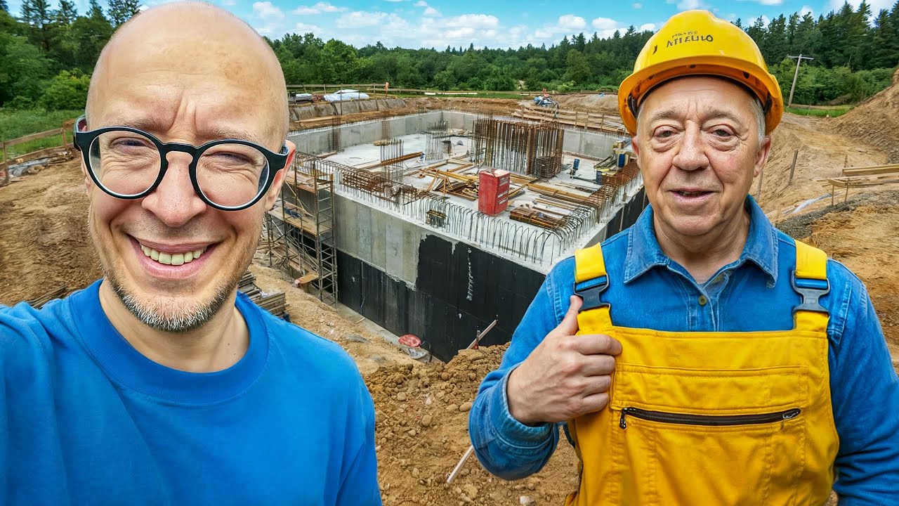 Mamy wszystkie ściany garażu 🧱Tata/dziadek na budowie 🏠 #remobuduje