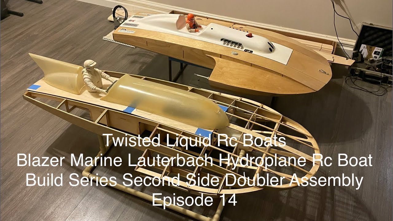 Сборка второго бортового дублера серии Blazer Marine Lauterbach Hydroplane Rc Boat Build Series, ...