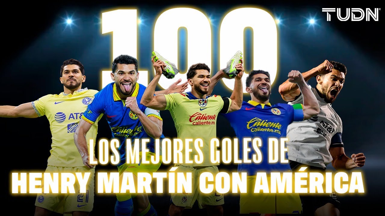 ¡HOMBRE CENTENARIO! 🤩🦅 Los mejores goles de HENRY MARTÍN con AMÉRICA | TUDN