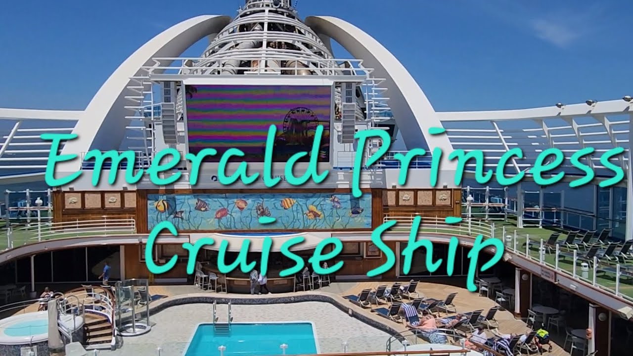 Emerald Princess Cruise walk through in San Francisco, California