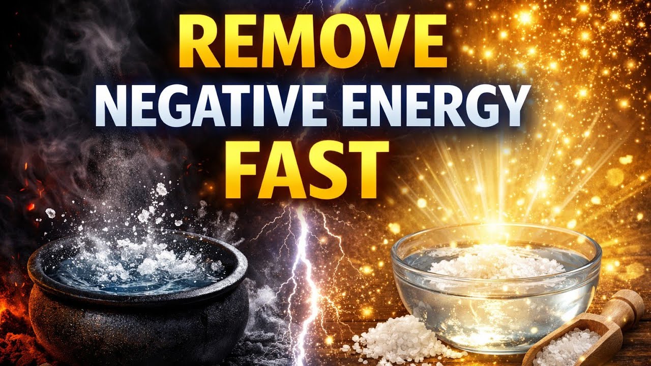 REMOVE NEGATIVE ENERGY FAST with this RITUAL #removenegativeenergy #saltwaterritual #energyshift