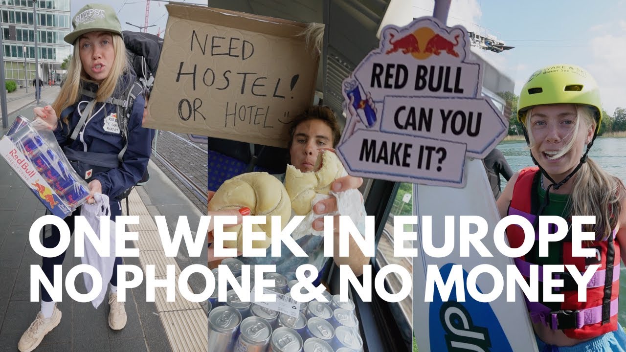 How we survived EUROPE with NO MONEY- Red Bull Can You Make It 2024